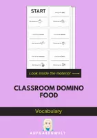 Vorschau - Spiele - Classroom Domino Food: Vocabulary (English) - Deckblatt