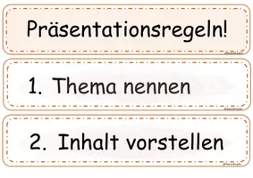 Vorschau - Poster - Präsentationsregeln - Seite 1