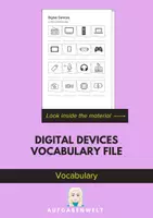 Vorschau - Arbeitsblätter - Digital Devices: Vocabulary File B1 (English) - Deckblatt