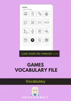 Vorschau - Arbeitsblätter - Games: Vocabulary File B1 (English) - Deckblatt