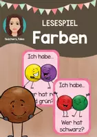 Vorschau - Spiele - Lesespiel und Bildlesespiel: Farben (Ich habe..., wer hat...?) - Deckblatt