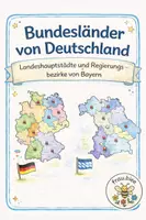 Vorschau - Stationenlernen - Bundesländer Deutschland, Regierungsbezirke Bayern - Deckblatt