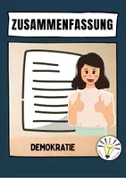 Vorschau - Merkblätter - Zusammenfassung (Demokratie) - Deckblatt