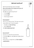 Vorschau - Arbeitsblätter - Feuer & Kerze im Sachunterricht (Klasse 2–4) – Feuerdreieck einfach erklärt | Arbeitsblätter mit Lösungen - Seite 3