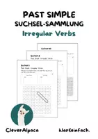 Vorschau - Spiele - PAST SIMPLE Suchsel Irregular Verbs · Englisch 5. Klasse - Seite 1
