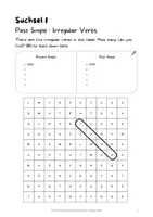 Vorschau - Spiele - PAST SIMPLE Suchsel Irregular Verbs · Englisch 5. Klasse - Seite 3