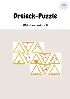 Vorschau - Spiele - Materialpaket: Dreieck-Puzzle zu allen Buchstaben - Seite 1