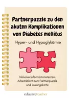 Vorschau - Spiele - Partnerpuzzle zur Hypo- und Hyperglykämie - Deckblatt