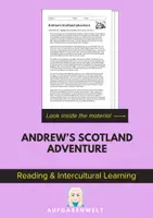 Vorschau - Arbeitsblätter - Andrew's Scotland Adventure: Reading and Intercultural Learning (English) - Deckblatt