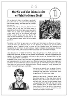 Vorschau - Arbeitsblätter - Die Stadt im Mittelalter - anschaulicher Infotext / Arbeitsblätter - Seite 2