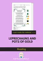 Vorschau - Arbeitsblätter - Leprechauns and Pots of Gold: Reading (English) - Deckblatt