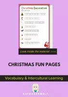 Vorschau - Unterrichtsreihen - Christmas Fun Pages: Vocabulary and Intercultural Learning (English) - Deckblatt