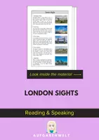 Vorschau - Arbeitsblätter - London Sights: Reading and Speaking (English) - Deckblatt