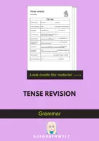 Vorschau - Unterrichtsreihen - Tense Revision Practice: Grammar (English) - Deckblatt