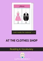 Vorschau - Unterrichtsreihen - At the Clothes Shop: Speaking and Reading (English) - Deckblatt
