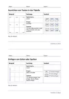 Vorschau - Merkblätter - Tabelle Word - Merkzettel
Hilfestellung und Tipps - Seite 1