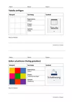 Vorschau - Merkblätter - Tabelle Word - Merkzettel
Hilfestellung und Tipps - Seite 2