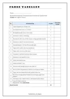 Vorschau - Arbeitsblätter - Tabelle Probe Word
Kurze Abfrage mit Hilfestellung - Seite 2