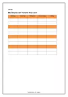 Vorschau - Arbeitsblätter - Tabelle Stundenplan
Word, Übungen - Seite 3