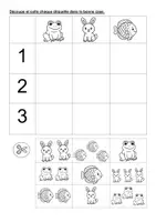 Aperçu - Apprentissages en autonomie - Tableau à double entrée printemps (maternelle, CP, inclusion) - Page 2