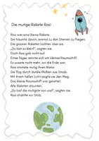 Vorschau - Text - Lesetexte zum Thema Weltall / Weltraum 1./2./3. Klasse - Seite 3
