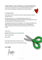 Vorschau - Mal- und Bastelvorlagen - Weihnachtskarte "Winterkranz" - Seite 1