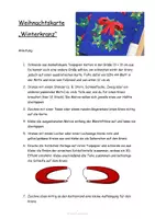 Vorschau - Mal- und Bastelvorlagen - Weihnachtskarte "Winterkranz" - Seite 2