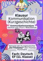 Vorschau - Fördermaterial/Inklusion - Klausur Deutsch Oberstufe | XXL Paket - Seite 1