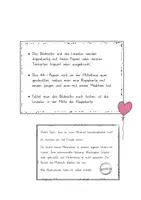 Vorschau - Mal- und Bastelvorlagen - Klappkarte Briepapier Danke - Seite 1