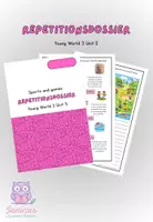 Vorschau - Arbeitsblätter - Materialpaket - Young World 3 - Unit 5 "Sports and games" - Seite 1