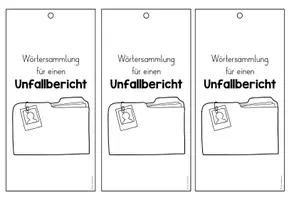 Vorschau - Arbeitsblätter - Unfallbericht: Fächer als Schreibhilfe - Seite 3