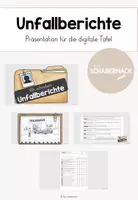 Vorschau - Unterrichtsreihen - Unfallbericht: Präsentation für die digitale Tafel - Deckblatt