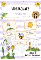 Vorschau - Arbeitsblätter - Wortschatz Frühling: Bildkarten & Arbeitsblätter (DaF/DaZ) - Deckblatt