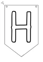 Vorschau - Mal- und Bastelvorlagen - Christentum Grundschule Ethik Religion - WIMPELKETTE - Seite 3
