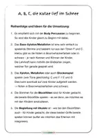 Vorschau - Poster - Musik ABC die Katze lief im Schnee Musizieren • Orff-Intrumente Body Percussion - Seite 2