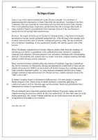 Vorschau - Arbeitsblätter - The Origins of Easter – Sachtext mit Reading-, Writing-, Speaking-Aufgaben & Suchsel (Englisch Klasse 9/10) - Seite 3