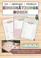 Vorschau - Anderer Materialtyp - LEG / Übergang / Feedback - Einschätzungsbogen mit Growth Mindset - Deckblatt