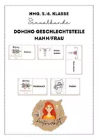 Vorschau - Spiele - Domino Sexualkunde - Geschlechtsteile Mann und Frau - Deckblatt