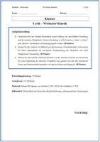 Vorschau - Arbeitsblätter - MATERIALPAKET: LYRIK - Weimarer Klassik & Romantik - 4 Deutsch-Klausuren Oberstufe | (Goethe, Schiller, Hölderlin, Novalis) - Seite 2