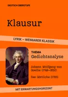 Vorschau - Arbeitsblätter - MATERIALPAKET: LYRIK - Weimarer Klassik & Romantik - 4 Deutsch-Klausuren Oberstufe | (Goethe, Schiller, Hölderlin, Novalis) - Seite 1