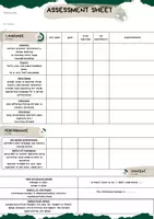 Vorschau - Arbeitsblätter - Feedbackbögen I Assessment Sheet I Feedback Sheet - Seite 3