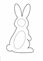 Vorschau - Mal- und Bastelvorlagen - Fensterbilder / Fensterdeko Osterhasen mit Transparentpapier - Seite 2