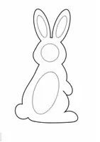 Vorschau - Mal- und Bastelvorlagen - Fensterbilder / Fensterdeko Osterhasen mit Transparentpapier - Seite 3