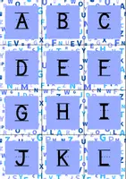 Vorschau - Spiele - Finde die Paare: Gross- und Kleinbuchstaben - Seite 1