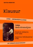Vorschau - Arbeitsblätter - Friedrich Hölderlin – Hyperions Schicksalslied | Deutsch Klausur Klassik/Romantik + EWH - Lyrik um 1800 - Deckblatt