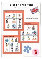 Vorschau - Spiele - Bingo Free time - Wortschatz Englisch (Playway 4) - Deckblatt