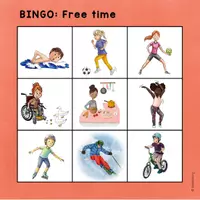 Vorschau - Spiele - Bingo Free time - Wortschatz Englisch (Playway 4) - Seite 2