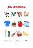 Vista previa - Hojas de trabajo - Entrenamiento Lógico- Tablas de Doble Entrada, Orientación Espacial y Razonamiento (Especial 1º Primaria - PT:AL) - página 3