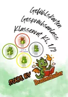 Vorschau - Anderer Materialtyp - Gefühlskarten „Drachenklasse“ – 4 Emotionen (mit und ohne Silbenschrift) - Deckblatt