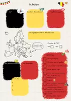 Vorschau - Arbeitsblätter - Materialpaket - La Belgique - Sehenswürdigkeiten und Quiz Belgien inkl. Lösungen - Deckblatt